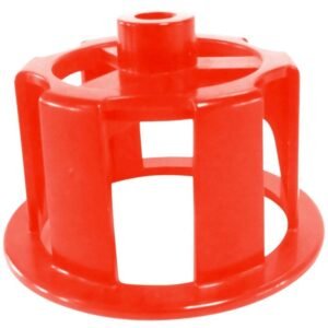 Screw heads for self-leveling spacers