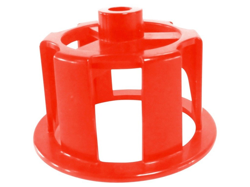 Screw heads for self-leveling spacers